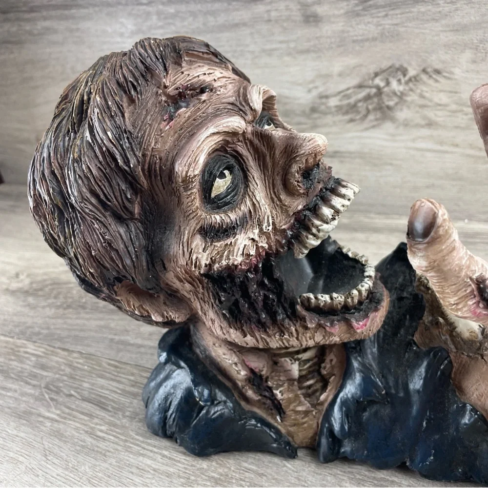 Ebros Spooky Walking Undead Zombie Drinking Wine Bottle Holder